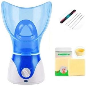 DWO EUROPE [Geschenkset] Gezichtsreiniger Gezichtssauna met hete mist luchtbevochtiger met mee-eters verwijderingssets Europese stekker