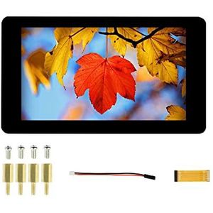 7inch DSI LCD 800×480 Resolution Capacitive Touch Display Screen for Raspberry Pi 4B/3B+/3A+/3B/2B/B+/A+ Compute Module 3+ Compute Module 3