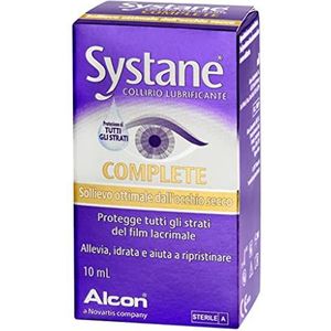 Alcon Systane Complete Collirio smeermiddel Drops, 10,0 milliliter, ongeparfumeerd, Unisex