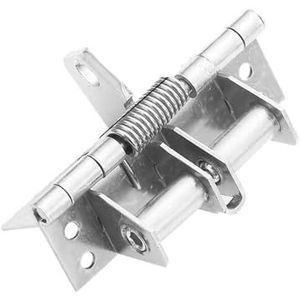 Deurveerscharnier, Veer zelfuitlijnend scharnier 90 graden positionering zelfsluitend veelkleurig(White)