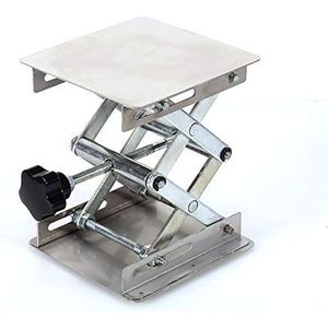 Laboratorium Lifting Platform - 100X100mm Lab-Lift Lifting Platforms Stand Rack Schaar Roestvrij Staal