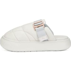 PUMA - Womens Suede Mayu Mule L Shoes, Size: 5 M US, Color: Nimbus Cloud/Platinum Gray