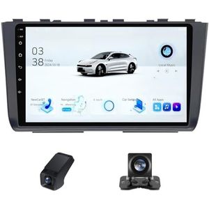 Carplay autoradio 2 Din geldt voor Hyundai Creta 2 IX25 2021 met Android Auto Bluetooth 9 inch touchscreen autoradio met FM-radio/GPS stuurwielbediening + achteruitrijcamera(X2)