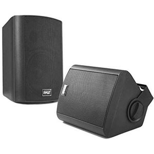 Pyle - Bluetooth Luidsprekersysteem - Zwart - 16 cm Woofer - Waterbestendig - Marinegraad IP44