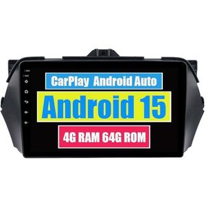 RoverOne Auto Stereo CarPlay Hoofd Unit voor Suzuki Ciaz Alivio 2014 2015 2016 2017 2018 2019 Android Auto Touchscreen Sat Navi Bluetooth WiFi Radio Speler