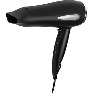 Corby Bedford Opvouwbare haardroger, 2000 W, zwart, EU-stekker