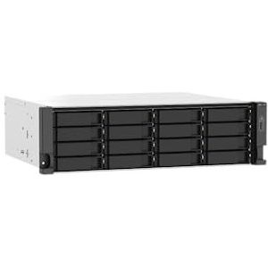 QNAP TS-1673AU-RP-16G data-opslag-server NAS Rack (3U) Ryzen Embedded V1500B 16 GB DDR4 0 TB QNAP QTS Zwart, Grijs