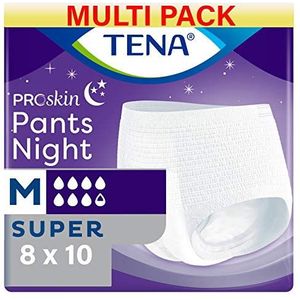 Tena Proskin Pants Night - Super - Medium - 8 verpakkingen van 10