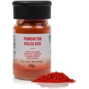FRISAFRAN | zoete gemalen paprika | Biologische paprikapoeder | 40g | Zoete paprika | zoete gemalen paprika | Gerookte paprika | Zoete paprika | Gedroogde peper | vers gemalen | natuurlijk & puur