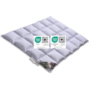 Vitaschlaf® Wild Moscovy W4 - Medium - dekbed voor het hele jaar 90% premium dekbed - Made in Germany Since 1947 - (220 x 260 cm)