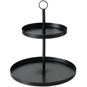 Boltze Samina etagère zwart 32 cm (1 stuk)