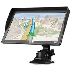 X10 Navigatie Auto GPS 9 Inch Vrachtwagen 256M + 16GB ""Capacitief Scherm Navigator Upgrade Kaart Gratis FM-zender Type C