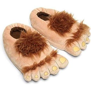 Nicedier Wintermonsterschoenen voor de winter, groot, creatief, Bigfoot schoenen, warme schoenen, voor de winter, Hobbit, binnenschoenen voor volwassenen en kinderen