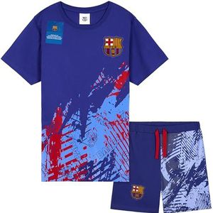 Get Trend - Pyjama - Marineblauw - Voetbal - Korte Pyjamaset voor Jongens