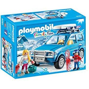 Playmobil Family Fun 9281 Auto Met Dakkoffer, Vanaf 4 Jaar