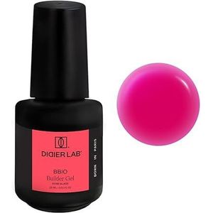 DIDIER LAB BBIO Builder Gel in a Bottle - Rose Glass - Schone formule vrij van HEMA en TPO - Zelfnivellerende opbouwgel voor gelnagels - LED UV-gel ter versterking van nagels - 15ml