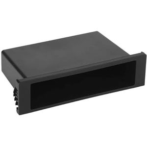 EGGKNMLZVZ Universele Auto Dubbele 1 Din Dash Bekerhouder Opbergdoos Plastic Voor Stereo Radio Autoradio dashboardpaneel frame