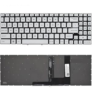 Laptoptoetsenbord voor MSI voor Katana GF66 GF76 GL66 GL76 Z16 11UD MS-1582 MS-1581 MS-1583 MS-17L1 MS-17L2 MS-17H3(White Keyboard)