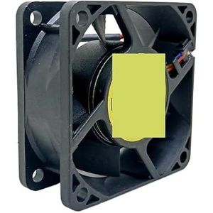 6025 12V dubbele balventilator 6cm computer server CPU kast voeding PWM ventilator D60BV-12(4wire 4P)
