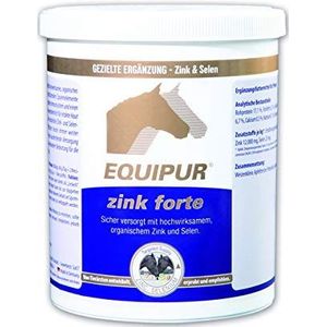 Vetripharm EQUIPUR Zink forte 1 kg blikje olie aanvullend voer voor paarden olie zink & selenium organisch gebonden