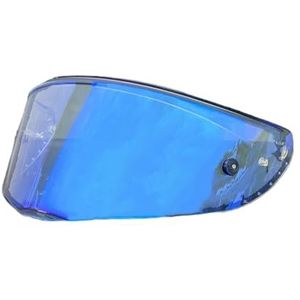 Motorhelm vizier lens, Helmvizier, R50S-schild for MOTORAX R50S Ca-SCO Moto Shield Zonnebrandcrème Windscherm Motorhelmvizier (Zilver - Alleen for gebruik overdag)(Revo Clear Blue-day and Night)
