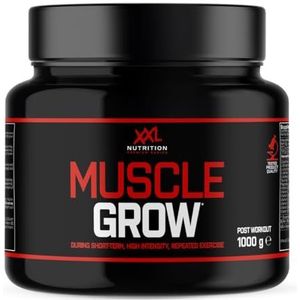 XXL Nutrition - Muscle Grow - All-In-One Post Workout Supplement - Eiwitten, Creatine, Koolhydraten & Vitamines - Tropical - 1000 gram