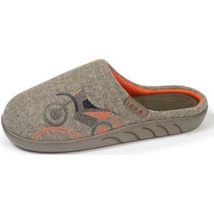 Isotoner Pantoffels voor jongens van fleece, ergonomische comfortabele zool