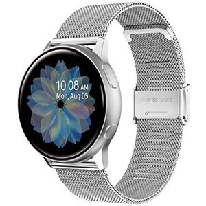 Angersi Metal Strap compatibel met Samsung Galaxy Watch active 2 40mm(44mm)/Galaxy Watch3 41mm bands,20mm Stainless Steel Metal Replacement Wristband