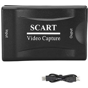 SCART Video Capture Card USB 2.0 Standaard Interface NTSC 30fps / PAL 25fps Lichtgewicht Game Video Live Streaming Opname Box