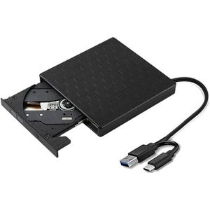 Externe dvd-brander USB 3.0 Type-C 2-in-1 dvd-cd-speler for laptop Soepele werking