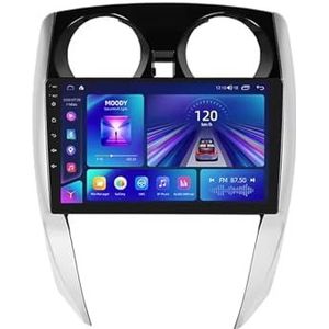 Android autoradio voor Nissan Note 2014-2017, 9 inch touchscreen autoradio Autoaccessoires met GPS Bluetooth FM RDS HiFi WiFi(F5 6+128G)