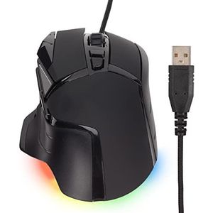 Gamingmuis, Plug and Play Ergonomisch ontwerp Mechanische muis Optische engine voor slaapzaal voor thuis voor kantoor