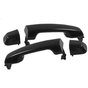 Auto Buitenkant Deurklink Voor Toyota Voor Landcruiser Prado 2010 2011 2012 2013 2014 2015 2016 2017 Achterdeurgrepen 69211-60090(2pcs Black L R)