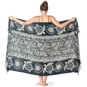 PANASIAM Sarong ATLANTIC, black, L