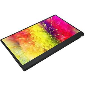 Cryfokt Monitor, Draagbare Monitor 1080 P FHD 15.6 ""HDR Oogbescherming Mini HD Multimedia Interface voor Telefoon voor S8 voor Mate20x