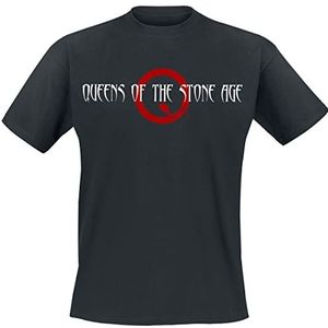 Queens Of The Stone Age Q T-shirt zwart XXL 100% katoen Band merch, Bands