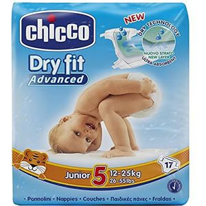 Chicco Dry Fit Advanced Set van 17 luiers, junior maat 5