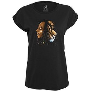 Mister Tee Dames Bob Marley Lion Face Tee