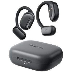Truefree O1 open-ear hoofdtelefoon, Bluetooth 5.3 draadloze oordopjes met oorhaken, over-ear luchtgeleidingstechnologie voor sport, vier microfoons voor heldere gesprekken, 45 uur speeltijd