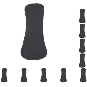 10 Set Luierinzetstuk voor Volwassen Incontinent Luiervoering Herbruikbaar voor Volwassen Ouderen Zwart, Stijl 2