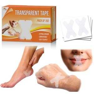 Transparante tape (verpakking van 150) - Huidvriendelijke toepassing - by Mobi Lock