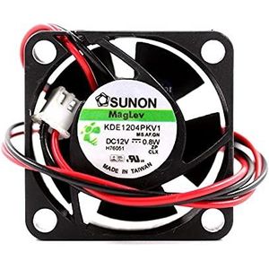 4020 KDE1204PKV1 DC12V 0.8W 4cm 2-wire silent switch fan