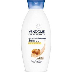 Vendome Surgas Douchecrème voor droge huid met sheaboter, 400 ml (4 stuks)