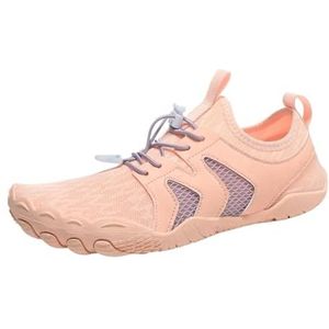 Waterschoenen voor heren, aquaschoenen, blote voeten, waterschoenen, antislip, sneldrogend, outdoor, strand, stroomopwaarts, waden, zwemschoenen, sneakers, uniseks, voor surfen, duiken, Beige, 46 EU