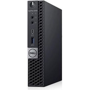 PC Dell OptiPlex 5060 micro-Intel I5-8400T RAM, 8 GB SSD, 480 GB, W11 WiFi (gereviseerd)