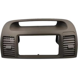 Airco Vent Voor Toyota Voor Camry 5 2002 2003 2004 2005 2006 Fascia Auto Stereo Panel CD DVD Interieur Air Vent Outlet Radio Dashboard(Grey)