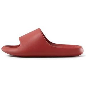 Glijbanen, Comfort en stijl for thuis: Badkamersandalen for heren/dames | Binnen,Huispantoffels(Red,40 EU)