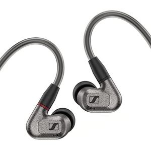Sennheiser IE 600 Audiophile in-Ear Monitors - TrueResponse Transducers for Balanced Sound, Dual-Resonator Chamber Technology, Detachable Cable with Flexible Ear Hooks, 2-Year Warranty