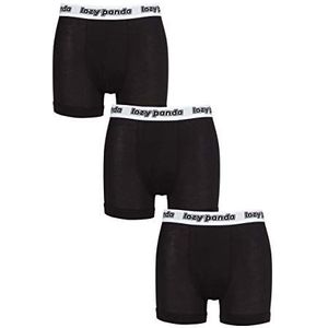 SOCKSHOP Lazy Panda Heren Bamboe Hipster Trunks Pack van 3 - wit - M