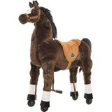 animal riding Paard Amadeus X-Large, rijdier vanaf 8 jaar, zadelhoogte 80 cm, paard bruin - ARP002L